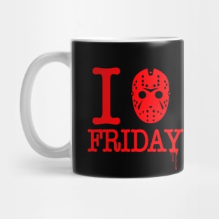 I Love Friday Mug